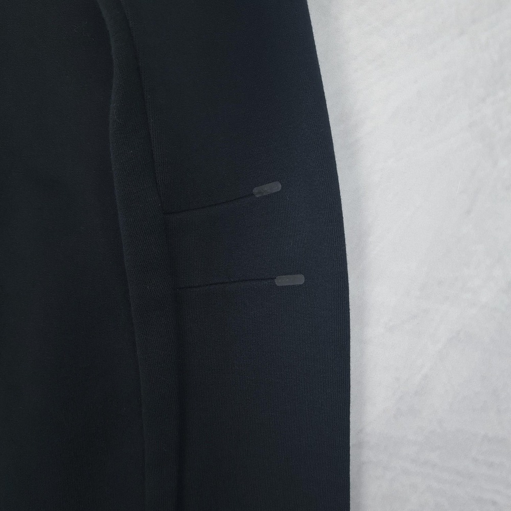 Nike Tech Fleece Half Zip Sweatshirt Womens Small Black Running Top Thumb Hole - Picture 8 of 16